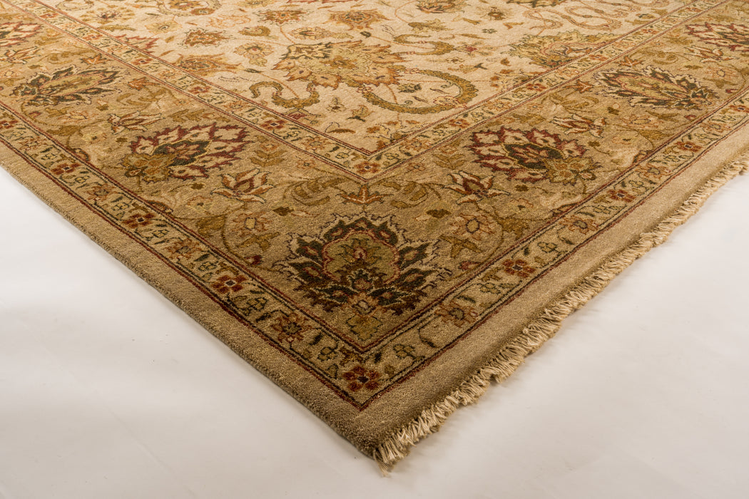 9x12 Elegance Ivory/Beige Wool