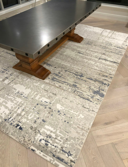 Marble 3x5 Off White/Blue