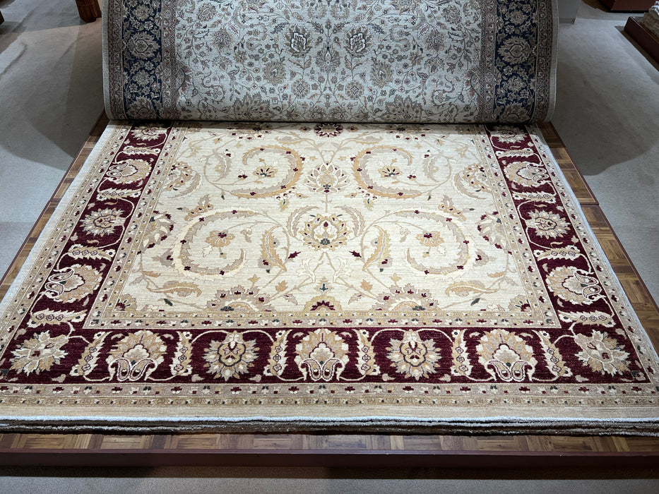 Chobi 10x14 Beige/Red Ghazni Wool