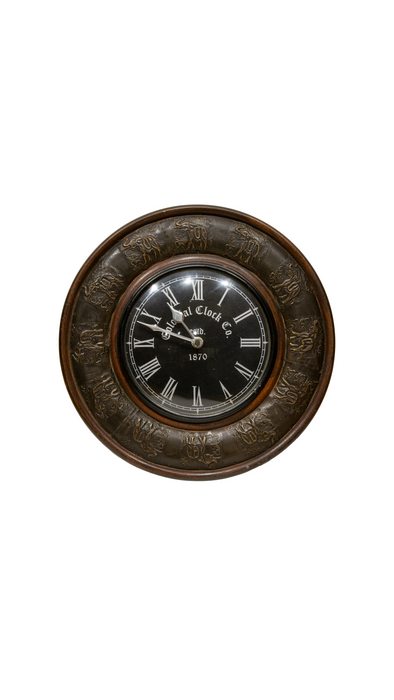 Round Rosewood Clock