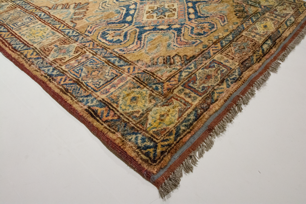 Kazak 3x12 Ivory Rust Wool