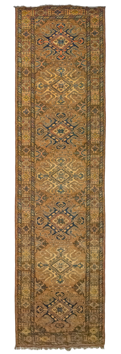 Kazak 3x12 Ivory Rust Wool
