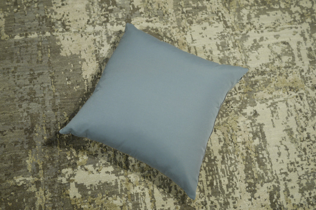 Silver Polyester Cushion